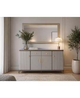 Comoda Royal Grey, 160x40x90cm
