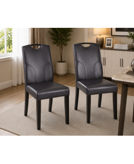 Set 2 scaune RH6002C NEGRU