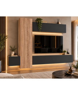 Living MP6 Stejar Sonoma +...